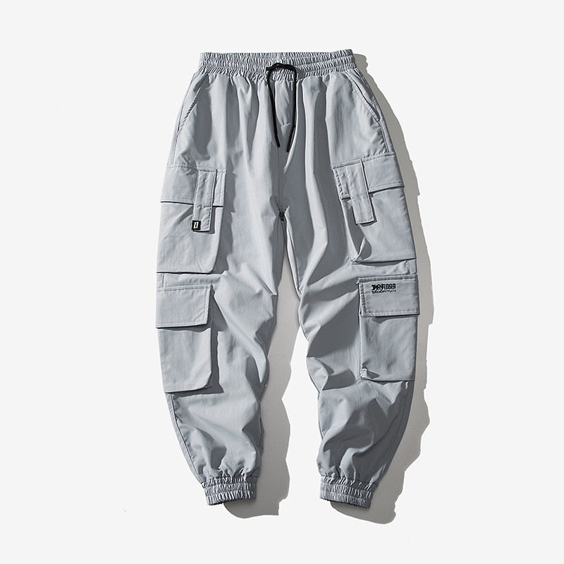 Streetwear Mens Hip Hop Jogging Pants Casual Men Trousers Big Size Loose Sweatpants Male New Multi Pocket Harem Pants 5XL