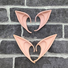 Load image into Gallery viewer, 1Pair Cosplay Latex Fairy Angel Elf Ears Cosplay anime Masquerade Costumes Halloween Party Decoration art craft Supplies Photo Props
