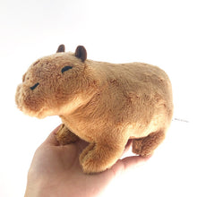 Load image into Gallery viewer, Simulation Capybara Plush Toy Cute Capybara Plushie Fluffy Capybara Stuffed Animal Doll Birthday Gift for Children
