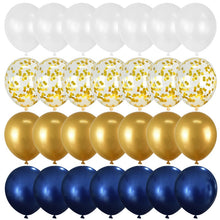 Load image into Gallery viewer, 40 Pieces Navy Blue Balloon Set Wedding Kids Birthday Party Latex Confetti Balloons Garland Graduation Party Decoration Baby Shower
