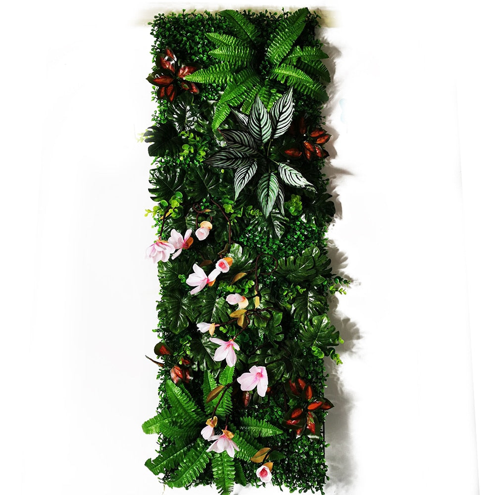 Artificial Plant Fake Grass turf Moss Subtropical Plant Decoration Home Wall Panel 15.74inch *47.24inch/1 Panel crafting material