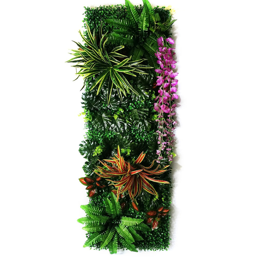 Artificial Plant Fake Grass turf Moss Subtropical Plant Decoration Home Wall Panel 15.74inch *47.24inch/1 Panel crafting material