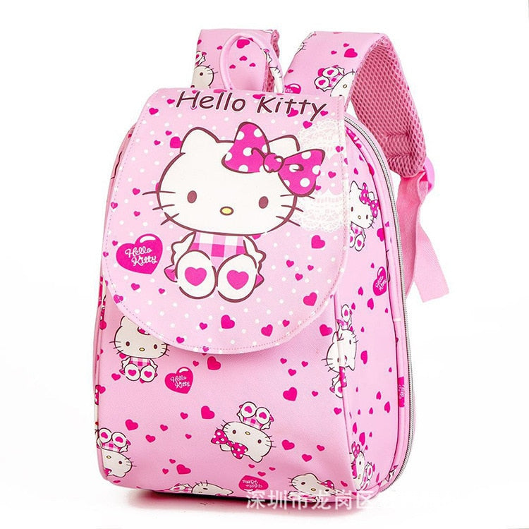 40Cm Kawaii Kittys Cinnamoroll Kuromi My Melody Cartoon Cute Leather Transparent Children's Backpack School Bag