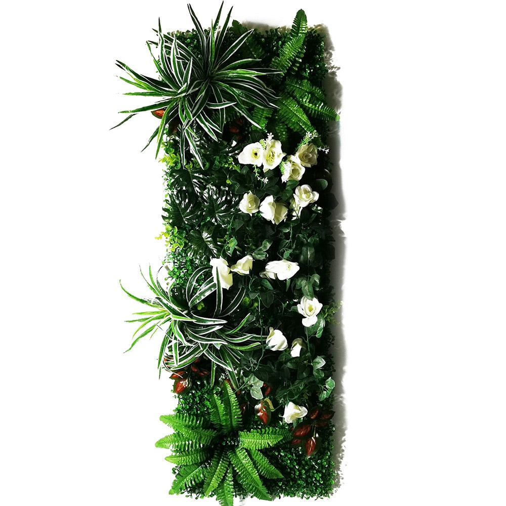 Artificial Plant Fake Grass turf Moss Subtropical Plant Decoration Home Wall Panel 15.74inch *47.24inch/1 Panel crafting material