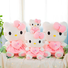 Load image into Gallery viewer, Anime Kawaii Kitty Plush Toy Pink Bowknot Dress Doll Cute Decorate Pillow Children Birthday Xmas Gifts kuromi cinnamoroll melody
