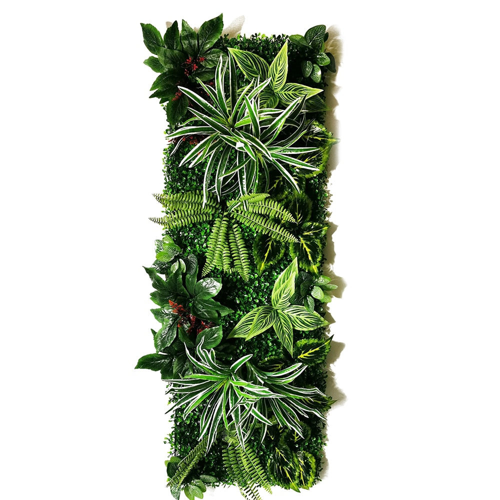 Artificial Plant Fake Grass turf Moss Subtropical Plant Decoration Home Wall Panel 15.74inch *47.24inch/1 Panel crafting material