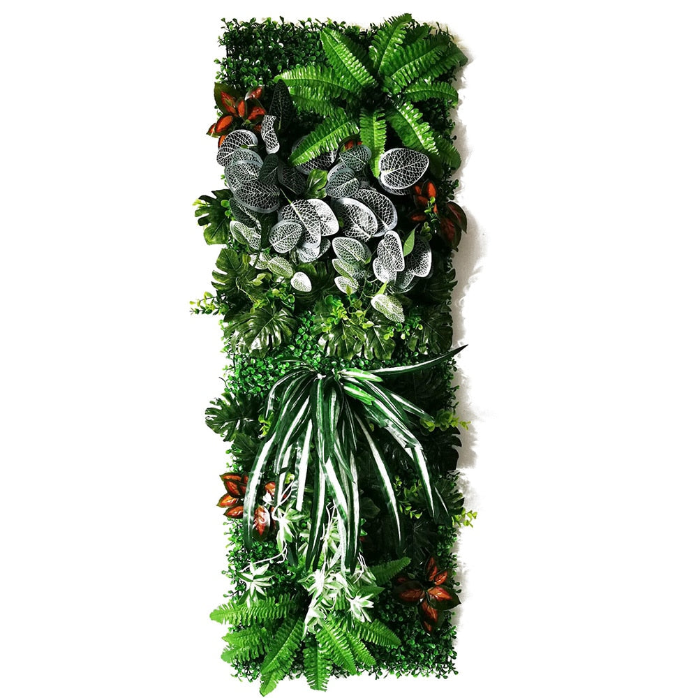 Artificial Plant Fake Grass turf Moss Subtropical Plant Decoration Home Wall Panel 15.74inch *47.24inch/1 Panel crafting material