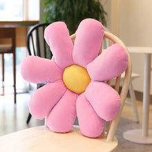 Load image into Gallery viewer, Ins Daisy Throw Pillow Flower Fluffy Sofa Pillows Office Chair Cushion Bedroom Soft Elastic Floor Pad Living Room Decor Almohada
