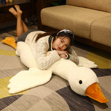 Load image into Gallery viewer, 50-160cm Huge Duck Plush Toys Cute Big Goose Sleeping Pillow Cute Giant Duck Sofa Cushion Soft Stuffed Animal Doll Gift for Kids
