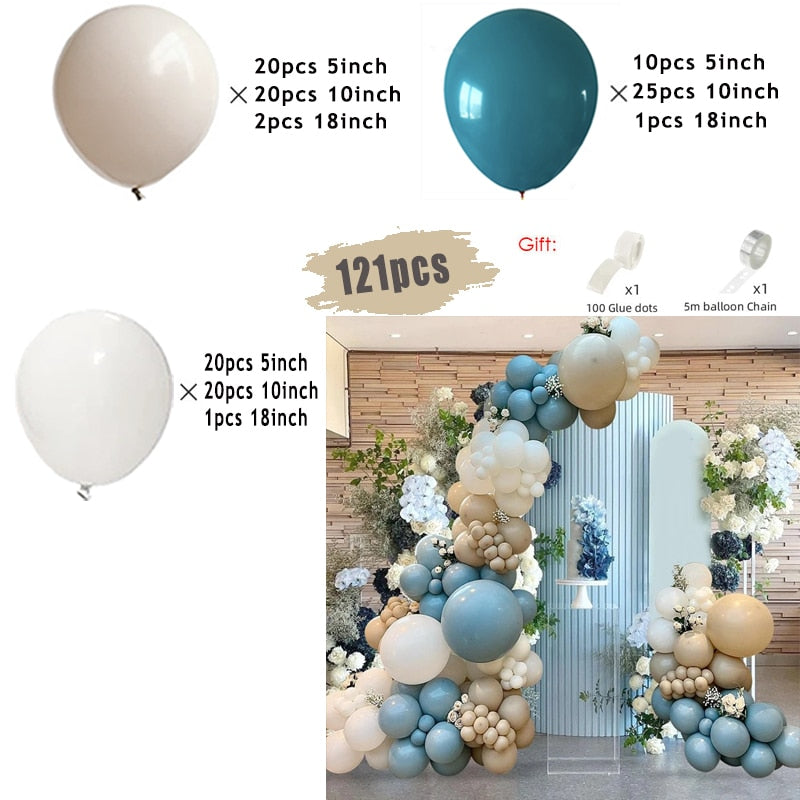 Party Balloon Garland Arch Kit Birthday Wedding Latex Gender Reveal Baby Shower Decoration Balloons quinceañera