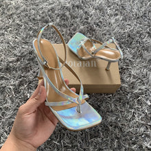 Load image into Gallery viewer, Ankle Strap Women Sandals Summer Fashion Brand Thin High Heels Gladiator Sandal Shoes Narrow Band Party Dress Pump Shoes
