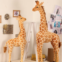 Load image into Gallery viewer, Huge Real Life Giraffe Plush Toys Cute Stuffed Animal Dolls Soft Simulation Giraffe Doll Birthday Gift Kids Toy Bedroom Decor
