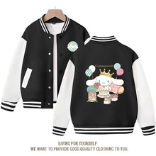 Load image into Gallery viewer, Kawaii Anime Cinnamoroll Cute Cartoon Girls Baseball Uniform Spring Autumn New Kids Top Jacket Birthday Gift
