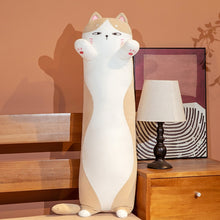 Load image into Gallery viewer, Kawaii Soft Long Cat Pillow Stuffed Plush Toys Nap Pillow Home Comfort Cushion Kids Birthday Gift cute plushies
