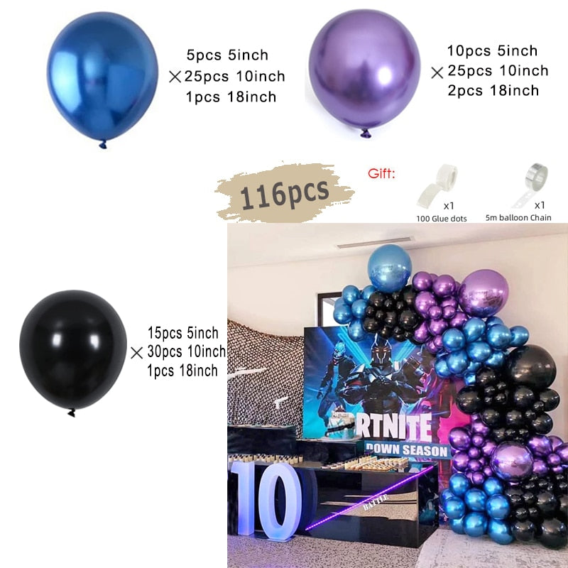 Party Balloon Garland Arch Kit Birthday Wedding Latex Gender Reveal Baby Shower Decoration Balloons quinceañera