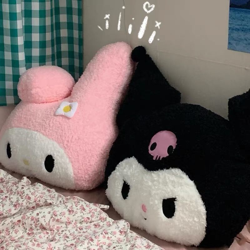 40*45CM Kuromi My melody Plush Pillow Cartoon Anime Doll Toys Soft Stuffed Plush Birthday Gift for kids
