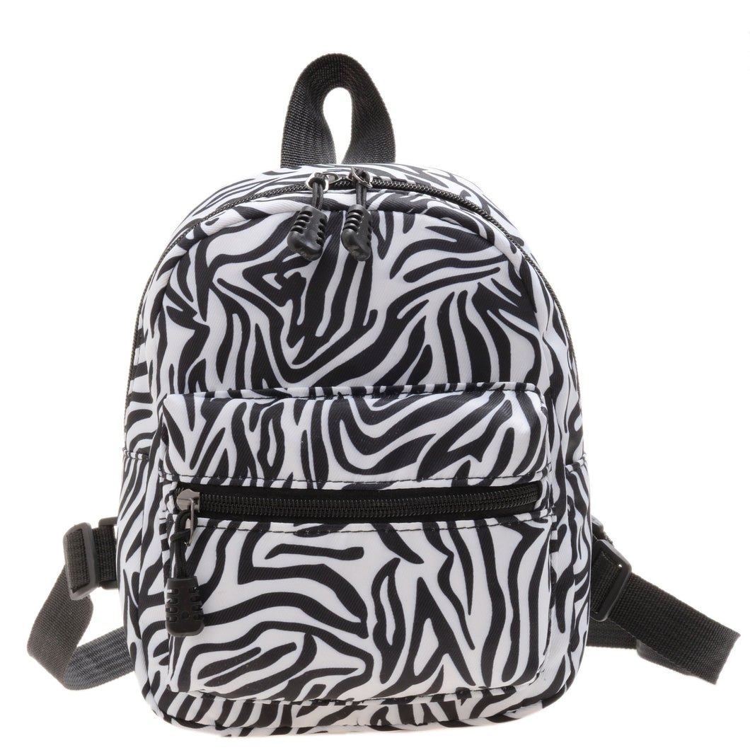 Mini Women's Backpacks Trend 2022 Nylon Female Bag Animal Printing Small Feminina Backpack School Bags For Teen Girls Knapsack
