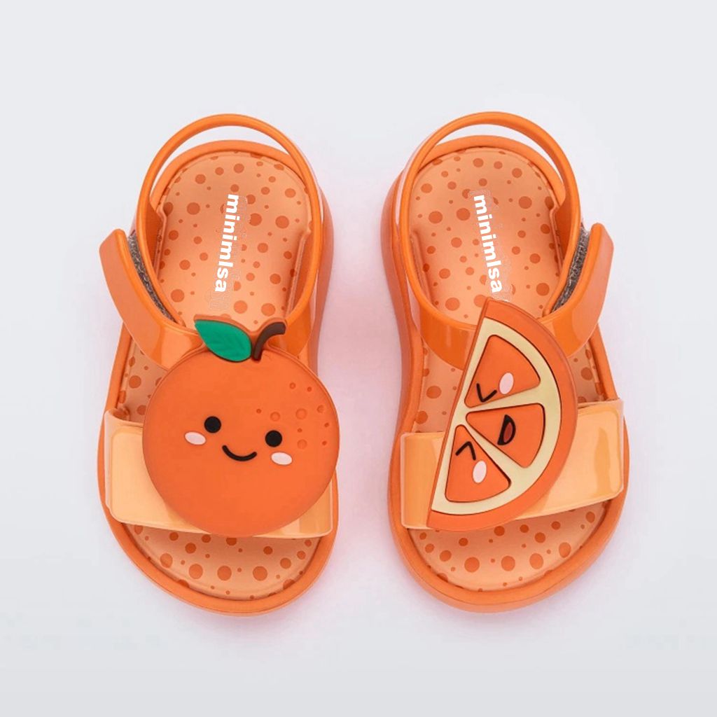 Kids Shoes Melflex Watermelon Strawberry Pineapple Avocado Princess Beach Baby Girl Sandals Beach Shoe