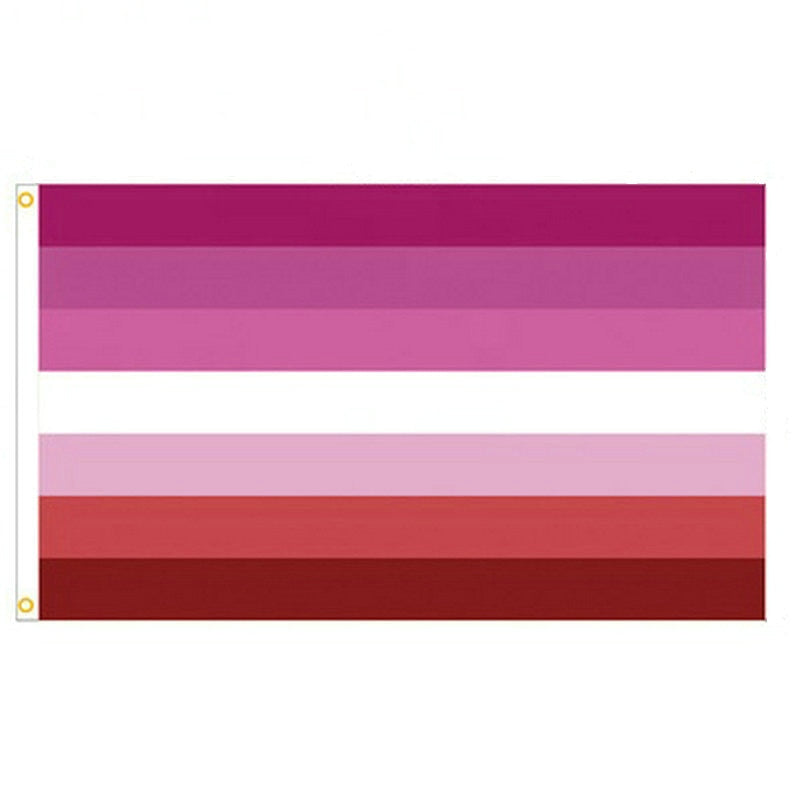 Colorful Rainbow LGBT Flag Gay Pride Peace Flags 90x150cm Homosexual Lesbian Banner custom handmade print