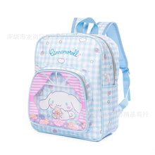 Load image into Gallery viewer, 40Cm Kawaii Kittys Cinnamoroll Kuromi My Melody Cartoon Cute Leather Transparent Children&#39;s Backpack School Bag
