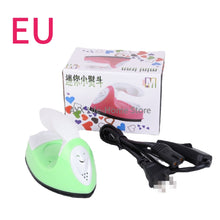 Load image into Gallery viewer, Fast Heated! Travel Electric Iron Handheld Mini Iron Children Electric Iron Hotfix Applicator for Patches Garment Stones
