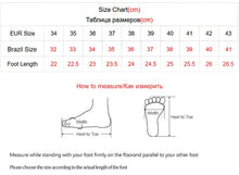 Load image into Gallery viewer, Shiny Crystal Flat Heels Gladiator Sandals Women Summer Pointed Toe Pink Party Shoes Woman Plus Ankle Straps Pumps
