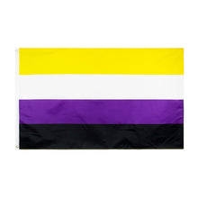 Load image into Gallery viewer, LGBT Flag Gay Pride Peace Aromantic Homosexual Lesbian Non-binary Pansexual Transgender Bisexual Bear pride Genderfluid asexual handmade
