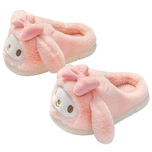 Load image into Gallery viewer, My Melody Winter Kawaii Slippers Lovely Cotton Shoes Home Shoes Anime Warm Indoor Shoes For Winter Kids Worm Gift
