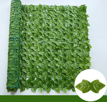 Load image into Gallery viewer, Artificial Ivy Hedge Green Leaf Fence Panels Faux Privacy Fence Screen for Home Outdoor Garden Balcony Decoration crafting material design art DIY
