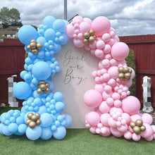 Load image into Gallery viewer, Gender Reveal Balloon Garland Arch Kit Boy or Girl Baby Shower Balloon Pink Blue Gold Ballon Birthday Party Wedding Decor
