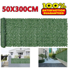 Load image into Gallery viewer, Artificial Leaf Fence Panels Faux Hedge Privacy Fence Screen Greenery for Outdoor Garden Yard Terrace Patio Crafting material art
