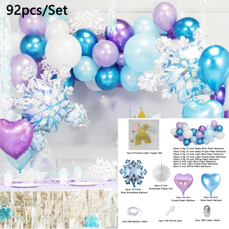 Baby Shower Decorations Garland White Pink Blue Gold Balloon Arch Kit Wedding Birthday Boy Or Girl Gender Reveal Party Balloon