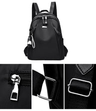 Load image into Gallery viewer, Fashion Backpack Waterproof Backpack For Women Quality School Bags Female Solid Color Travel Small Bag Female Multi-Function Bag
