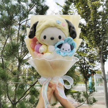 Load image into Gallery viewer, Cartoon My Melody Kuromi Cinnamoroll Kt Cat Plush Doll Toy Bouquet Gift Box Valentine&#39;s Day Christmas Graduation USA
