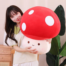 Load image into Gallery viewer, 23/30/60CM Kawaii Mushroom Plush Dolls Simulation Plant Pillow Lovely Toys for Home Decor Sleeping Cushion Stuffed Soft Dolls
