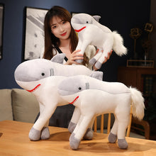 Load image into Gallery viewer, 50-90cm Kawaii Transform Shark horse Plush Toys Stuffed Cute Cat Doll Lovely Animal Pillow Soft Cartoon Cushion Kid Christmas Gift
