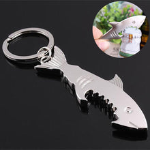 Load image into Gallery viewer, Shark Keychain Bottle Opener Fish Beer Bottle Opener Keychain Charms Bag Car Keys Accessories Keyring Jewelry Gift fisherman boat
