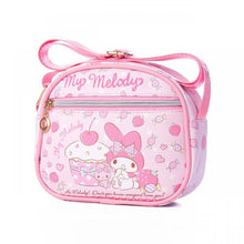 Load image into Gallery viewer, 19CM Kawaii Cartoon Kitty My Melody Kuromi Cinnamoroll Cute Mini Leather Organizer Shoulder Messenger Bag
