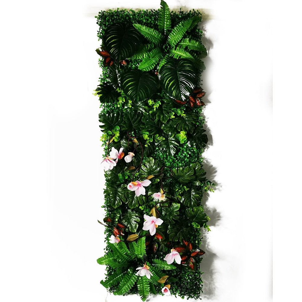 Artificial Plant Fake Grass turf Moss Subtropical Plant Decoration Home Wall Panel 15.74inch *47.24inch/1 Panel crafting material