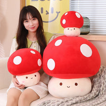 Load image into Gallery viewer, 23/30/60CM Kawaii Mushroom Plush Dolls Simulation Plant Pillow Lovely Toys for Home Decor Sleeping Cushion Stuffed Soft Dolls
