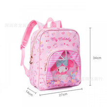 Load image into Gallery viewer, 40Cm Kawaii Kittys Cinnamoroll Kuromi My Melody Cartoon Cute Leather Transparent Children&#39;s Backpack School Bag
