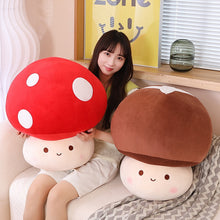 Load image into Gallery viewer, 23/30/60CM Kawaii Mushroom Plush Dolls Simulation Plant Pillow Lovely Toys for Home Decor Sleeping Cushion Stuffed Soft Dolls
