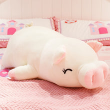 Load image into Gallery viewer, 40-75cm Squishy Pig Stuffed Doll Lying Plush Piggy Toy Animal Soft Plushie Hand Warmer Pillow Blanket Kids Baby Comforting Gift
