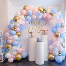 Load image into Gallery viewer, Baby Shower Decorations Garland White Pink Blue Gold Balloon Arch Kit Wedding Birthday Boy Or Girl Gender Reveal Party Balloon
