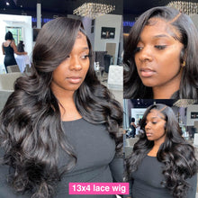 Load image into Gallery viewer, Full Lace Wig Human Hair Pre Plucked 13x6 Hd Lace Frontal Wig Brazilian Hair Wigs For Women 13x4 Lace Frontal Wig handmade
