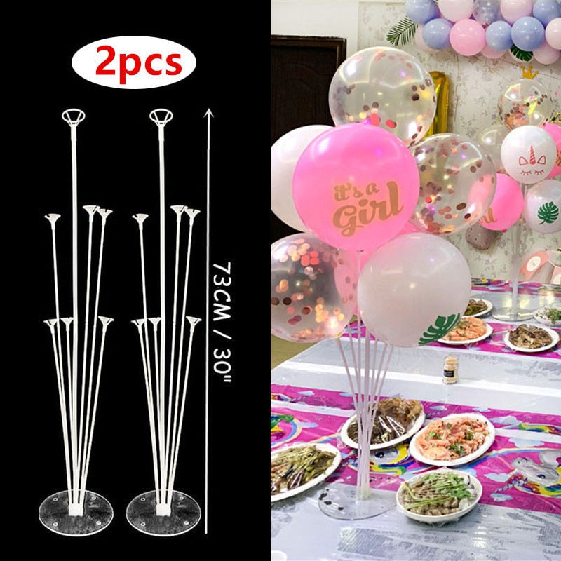 Balloon Column Balloon Stand for Baby Shower Birthday Wedding Party Decoration Eid Baloon Arch Kit Pump Clip Ballons Accessories