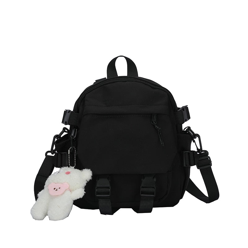 Fashion Kawaii Mini Backpack Women Shoulder Bag for Teenage Girls Multi-Function Small Bagpack Ladies Travle School Backpacks