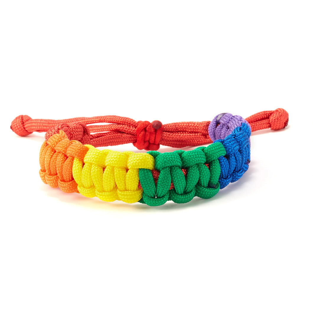 LGBT Rainbow Strap Bracelet for Men Women Fashion Watch Band Weave Couples Friendship Jewelry Gift custom handmade