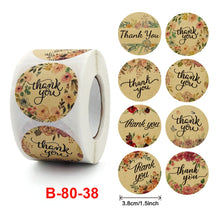 Load image into Gallery viewer, 100-500 Pieces Round Laser English Thank You Gift Seal Sealing Stickers with Waterproof Wedding Holiday Label
