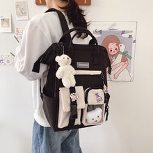 Load image into Gallery viewer, Preppy prep stationary Backpack Women Waterproof Candy Colors Backpacks Fancy High School Bags for Teenage Girl Cute Travel Rucksack
